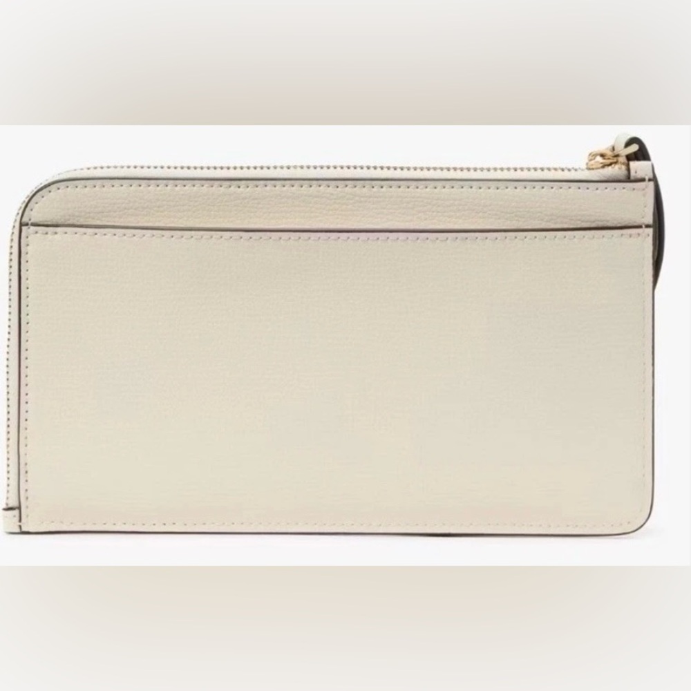 Kate Spade Floral Flowers Appliqué L-Zip Wallet Wristlet - Picture 6 of 7